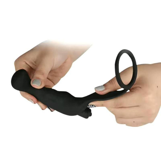 ANILLO RETARDANTE + ESTIMULADOR DE PROSTATA - IntimoX SexShop