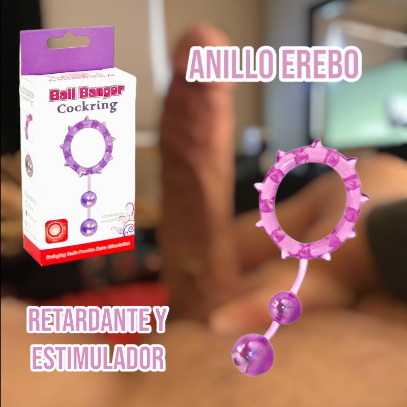 Anillo Para El Pene Erebo Rosado - IntimoX SexShop
