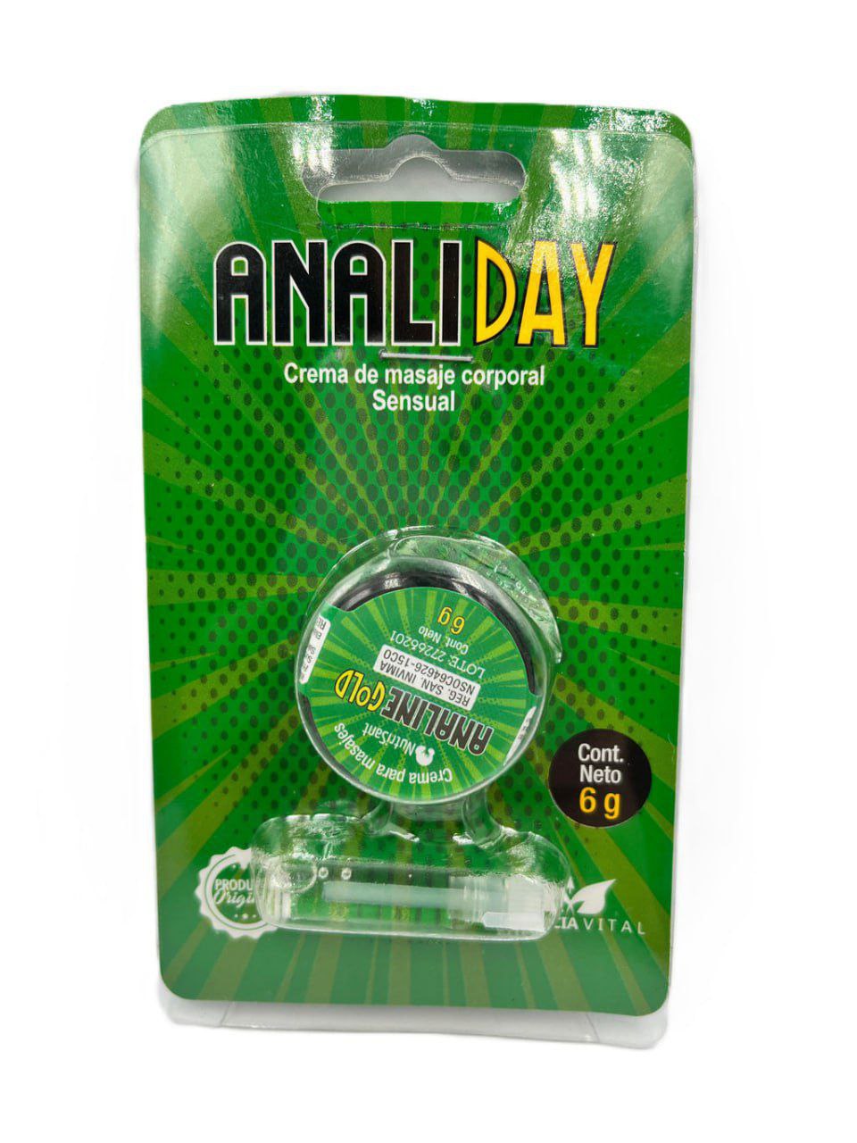 Analiday Crema Anal 6 gr con Feromonas