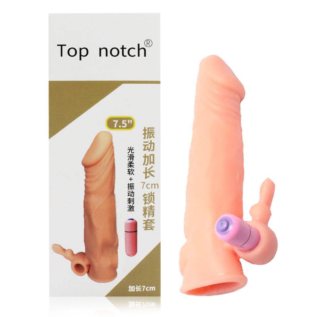 Funda alargadora con vibracion ¨Mauricio¨ - IntimoX SexShop