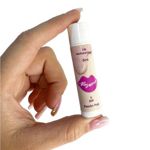 Hidratante en barra mentolado multiorgasmo para sexo oral "Besame" Sabor Pasion Fruit - IntimoX SexShop