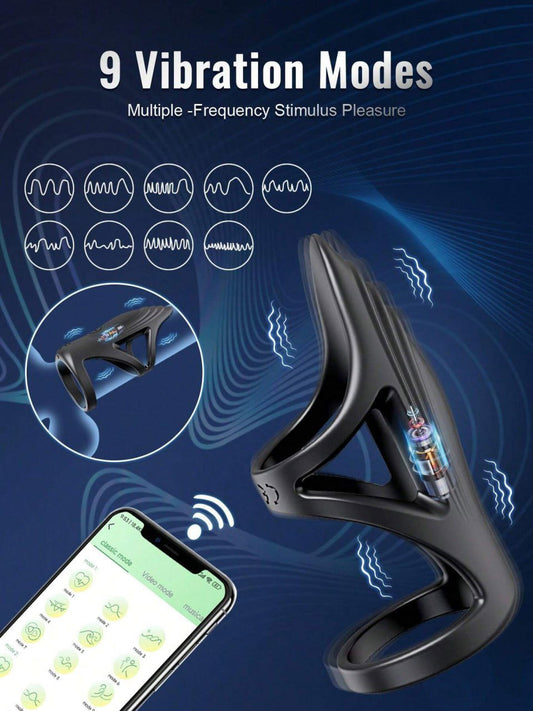 "Hitogami" anillo vibrador retardante con App - IntimoX SexShop