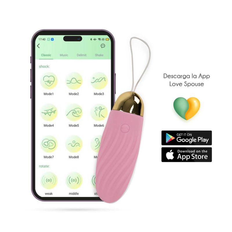 Huevo vibrador con App Elenor Majestic - IntimoX SexShop