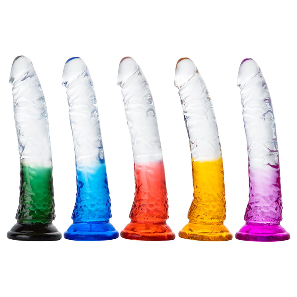Dildo TPE 20 cm sin Testículos
