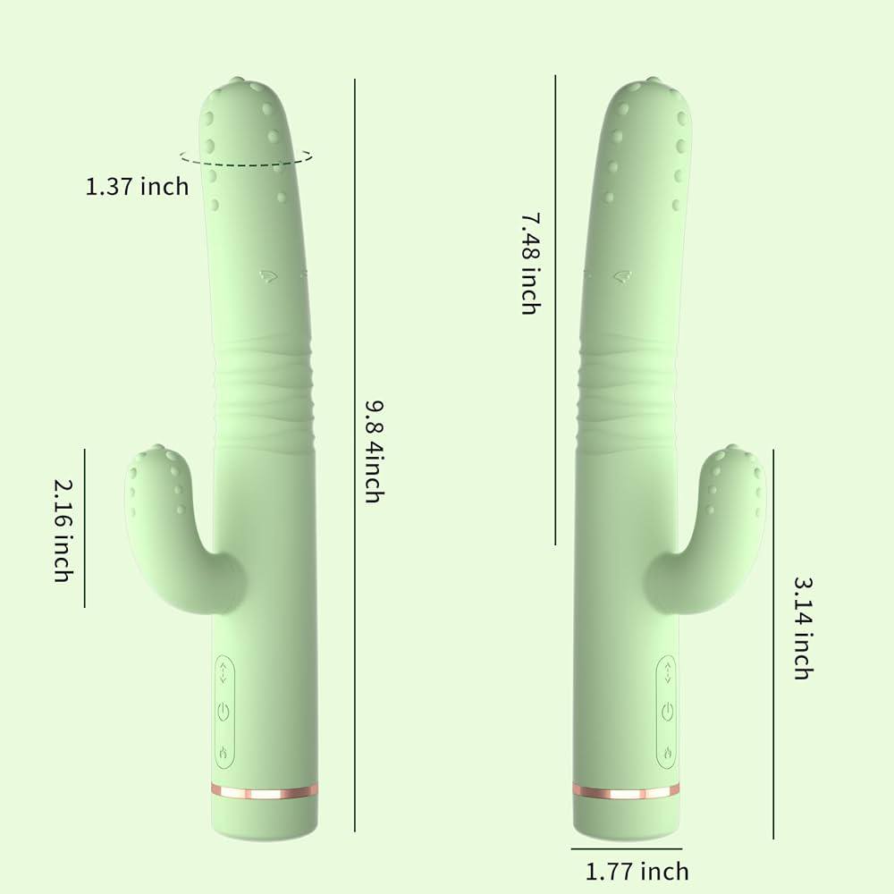 Lilo Vibrador telescopico cactus con Calefaccion - IntimoX SexShop