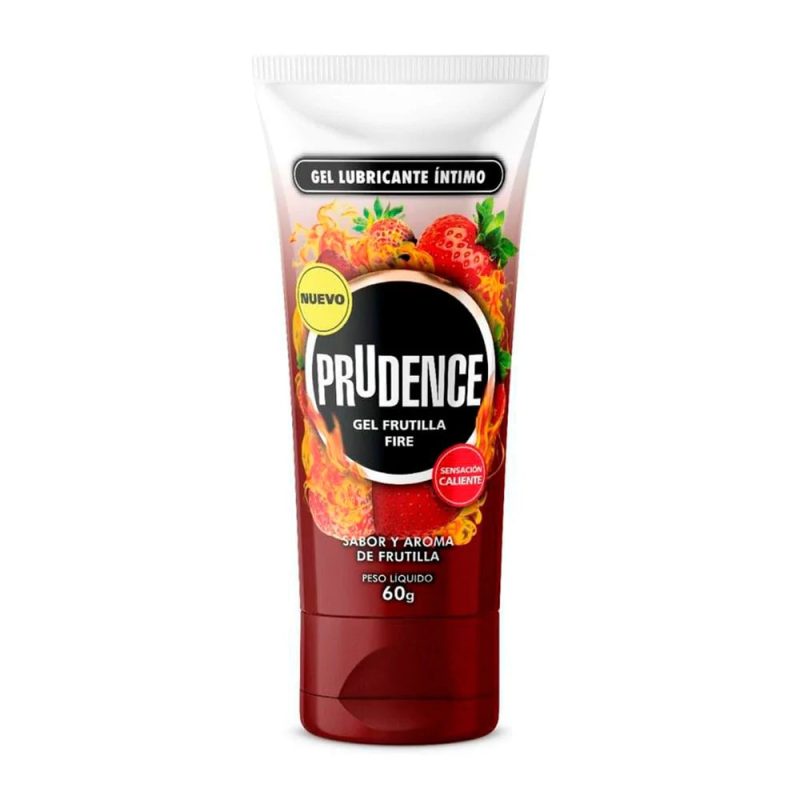 Prudence Gel Lubricante Frutilla Fire 60 g - IntimoX SexShop