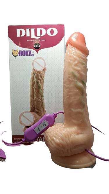 VIBRADOR ALAMBRICO CON ROTACION NORMAN - IntimoX SexShop