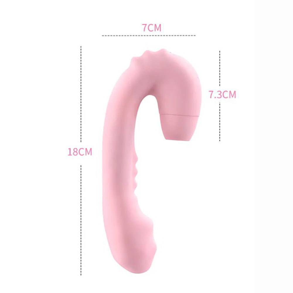 VIBRADOR SUCCIONADOR DOBLE PLACER DIAN - IntimoX SexShop