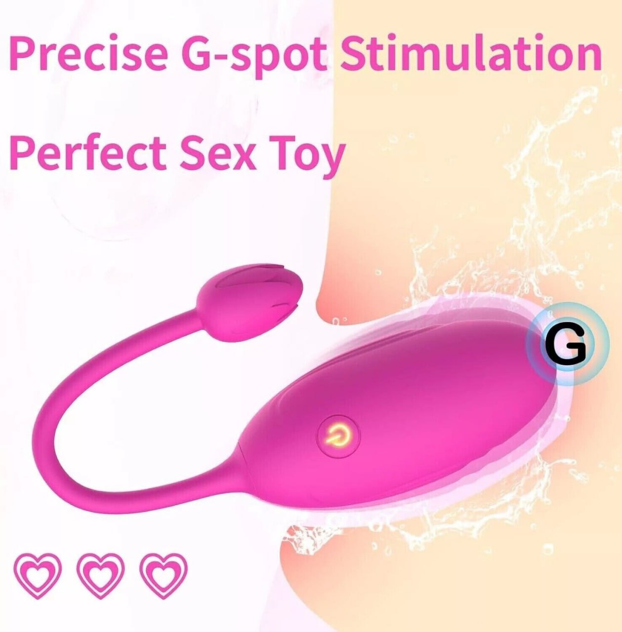 Linda Huevo vibrador con app tipo lush