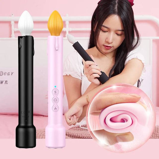 vela vibradora masajeadora con calefacción - IntimoX SexShop