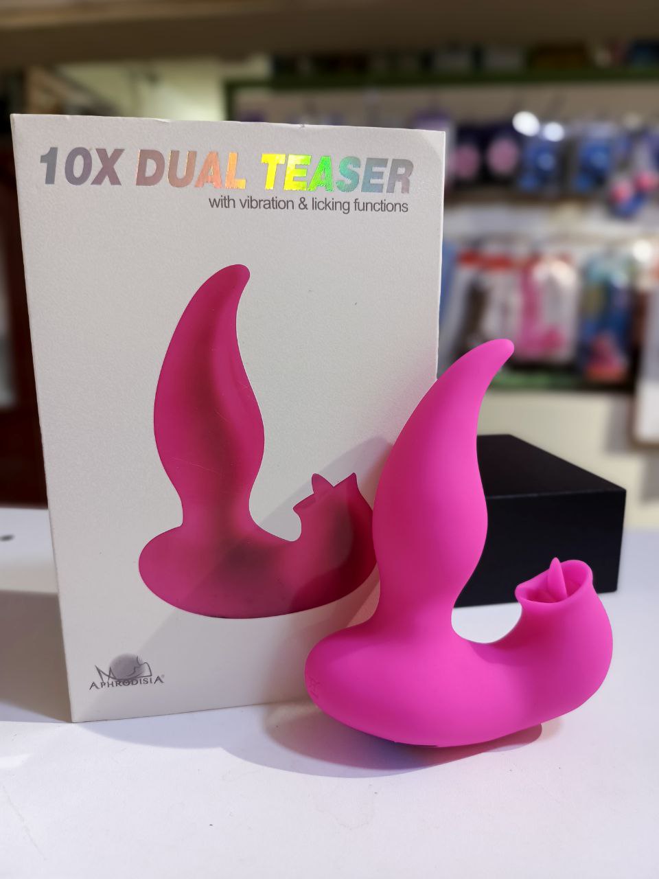 Vibrador con Lengüita Estimuladora 10X Dual Teaser Control Directo