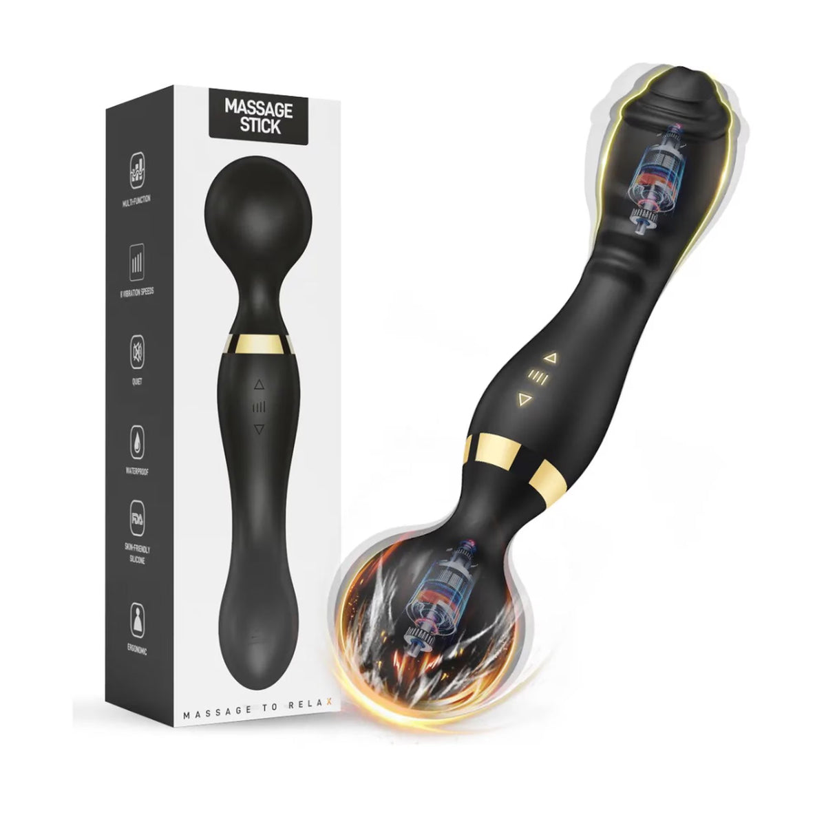 Micrófono Dildo Vibrador Doble Uso Stanley