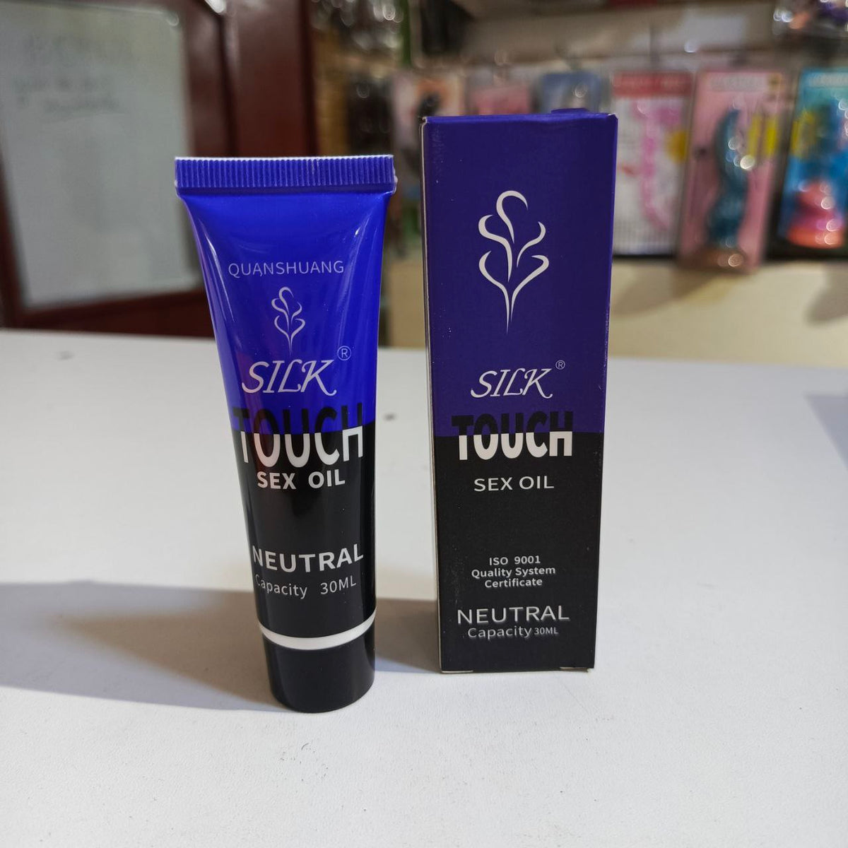Lubricante Neutro Silk Touch 30 ml Azul