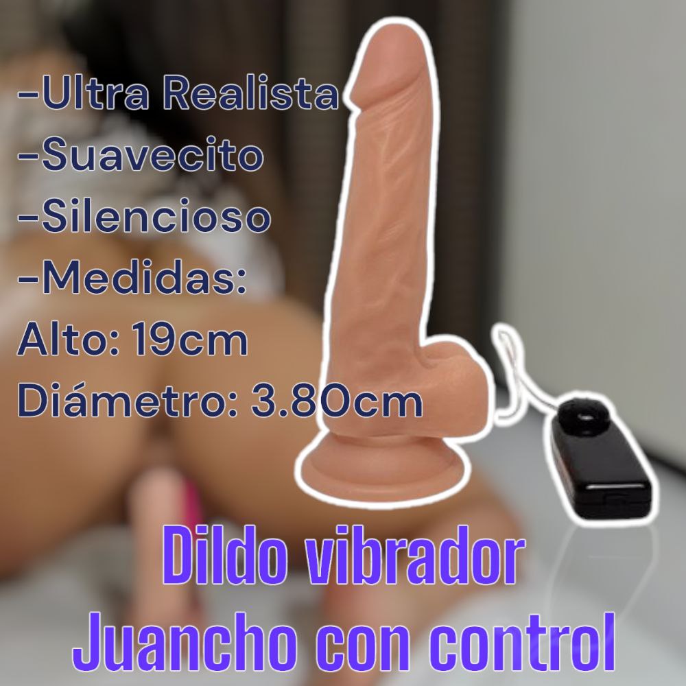 Dildo Vibrador Juancho con Control