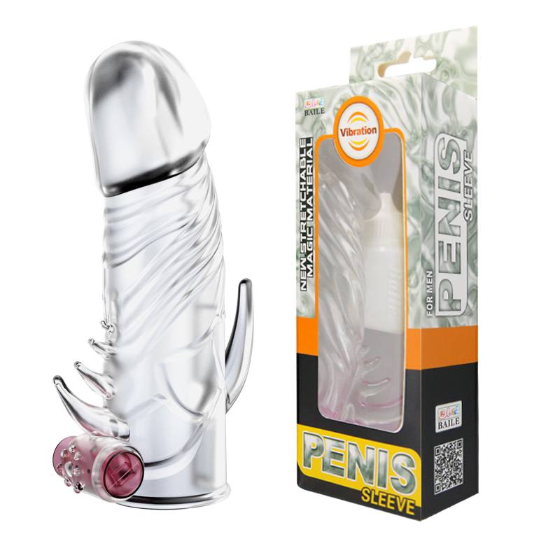 Extensión Penis Sleeve con Vibración 13 cm