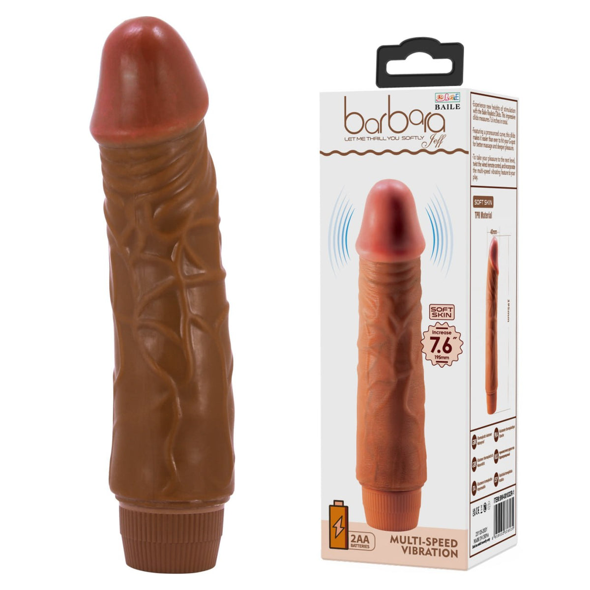 Vibrador Realista Jeff