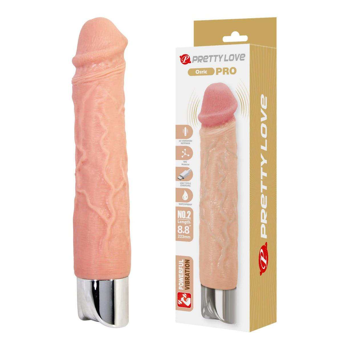 Vibrador Realista Recargable Osric