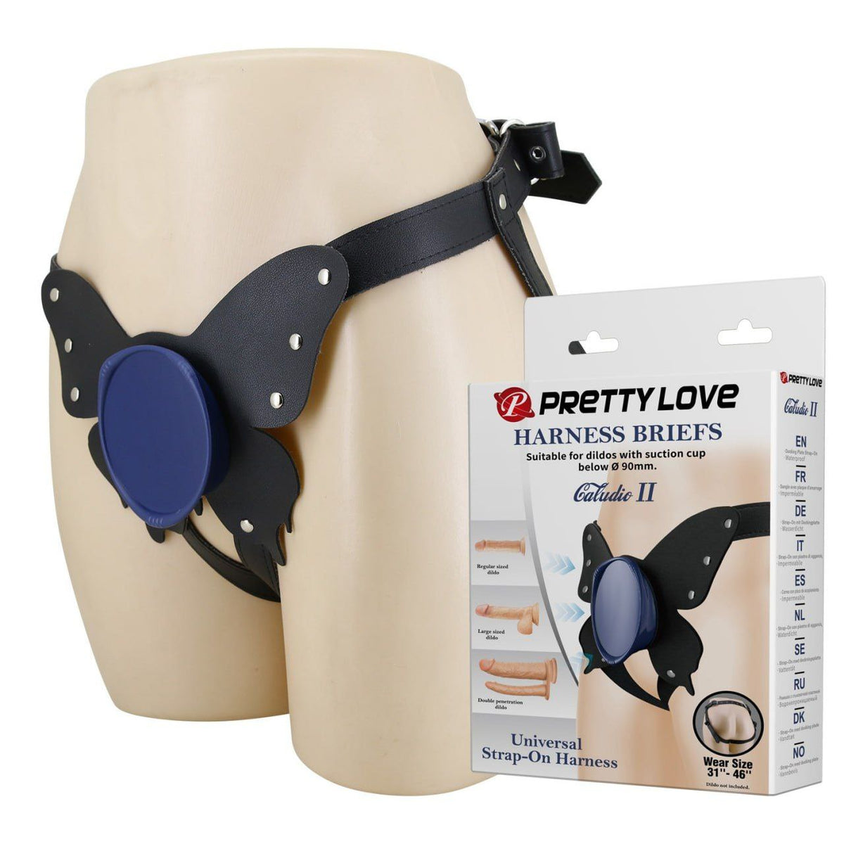 Pretty Love Arnés Ajustable para Consoladores con Ventosa Caludio II