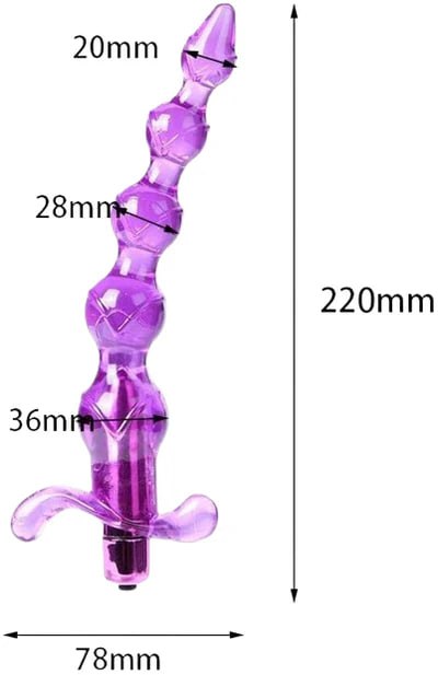 Balas anales vibratorias Analia - IntimoX SexShop