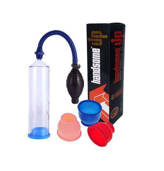 Bomba alargadora de pene handsome up - caja roja - IntimoX SexShop