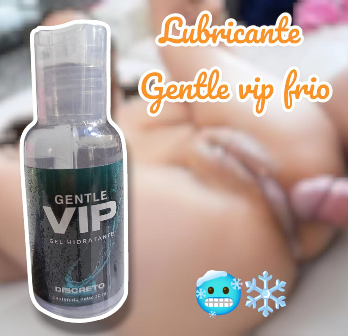 Lubricante Gentle VIP Efecto Frío
