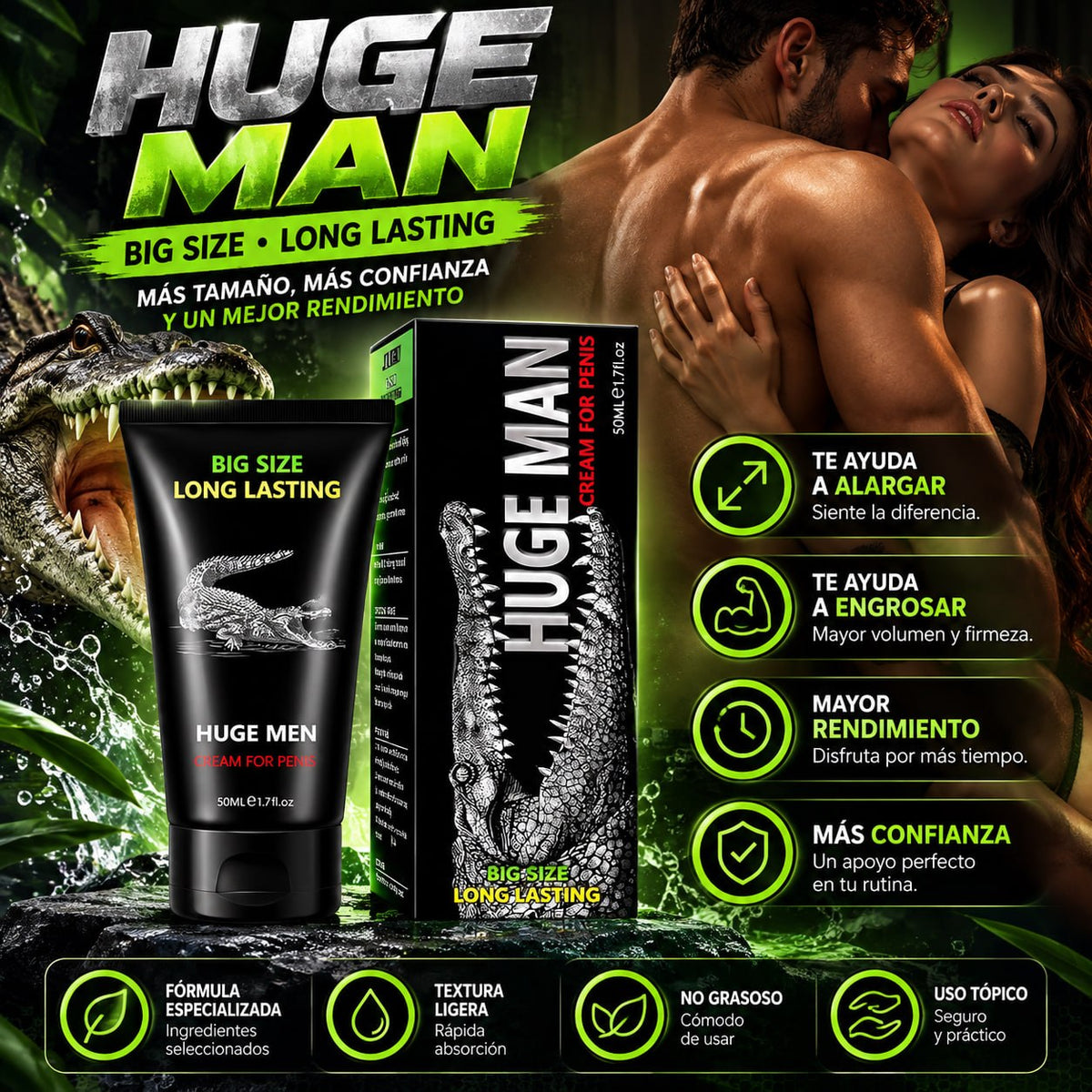 Huge Man Crocodile 50 ml