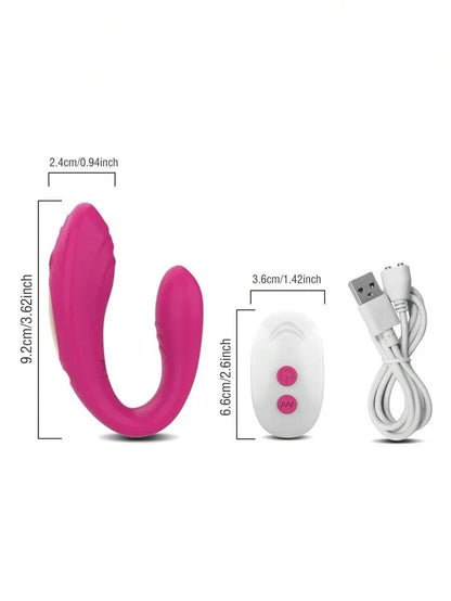 "Denisse" vibrador con control doble penetración con app - IntimoX SexShop