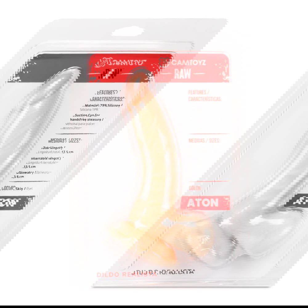 Dildo curvo realista Aton 17.5 cm - IntimoX SexShop