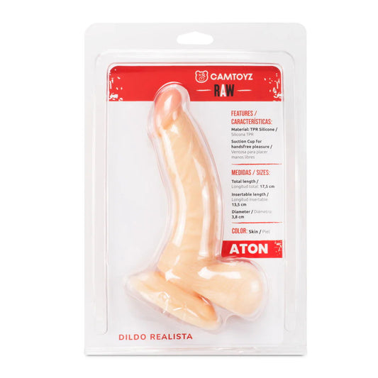 Dildo curvo realista Aton 17.5 cm - IntimoX SexShop