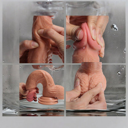 Dildo textura realista con hueso - IntimoX SexShop