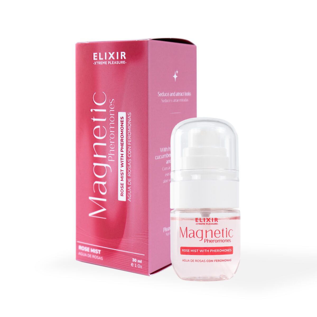 Agua de rosas con feromonas Magnetic Elixir