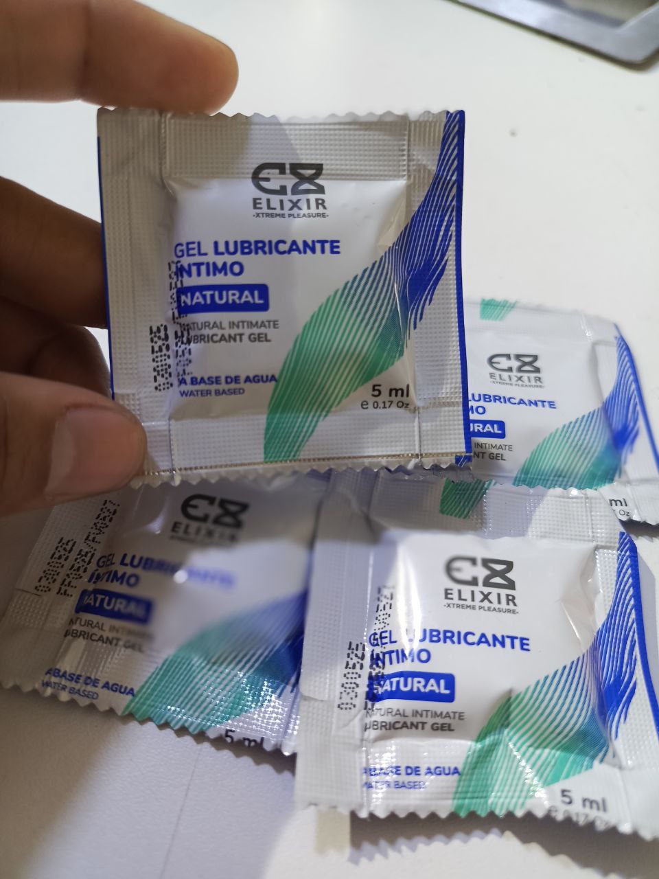 Gel Lubricante Íntimo Natural Elixir Sachet x 5 ml