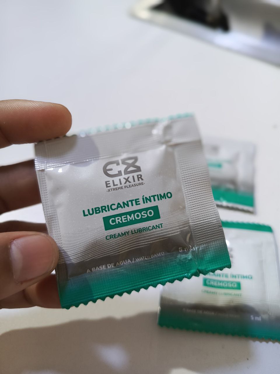 Gel Lubricante Íntimo Cremoso Elixir Sachet x 5 ml