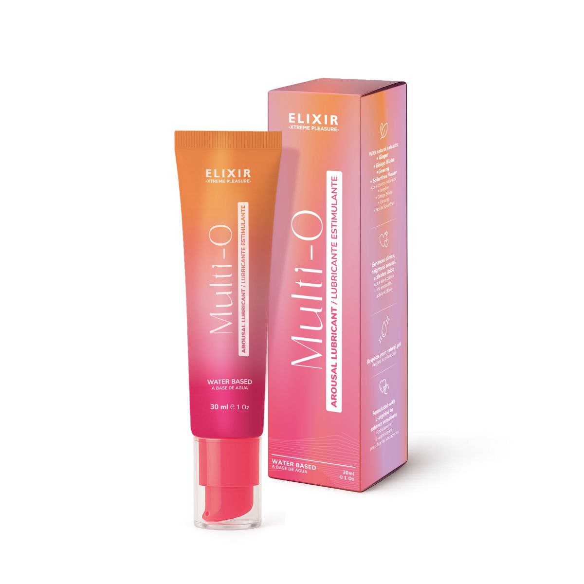 Gel Lubricante Íntimo Multi o Elixir