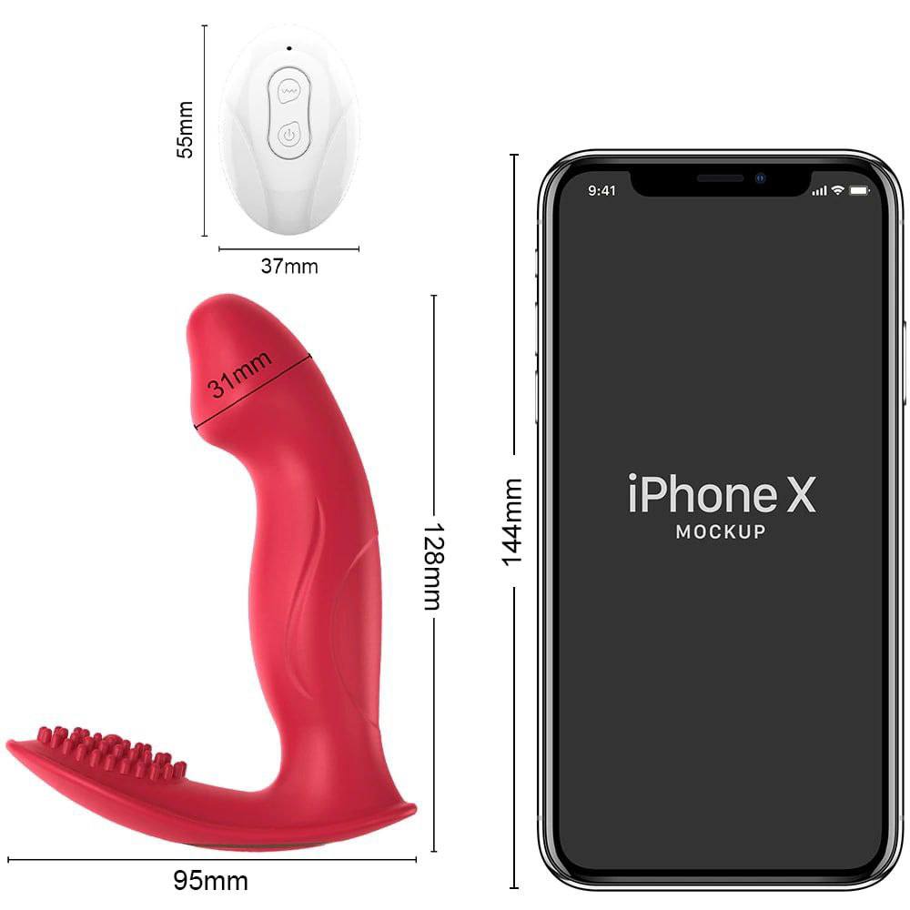 Enrique Dildo para bragas estimulador de clitoris y punto G con APP - IntimoX SexShop