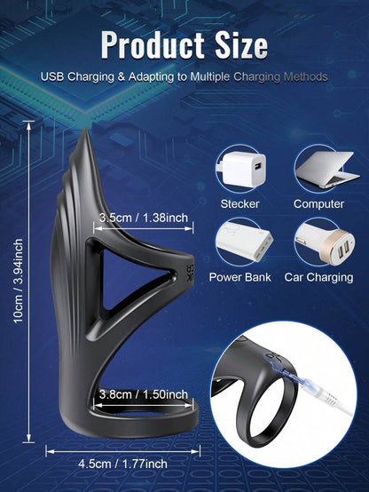 "Hitogami" anillo vibrador retardante con App - IntimoX SexShop