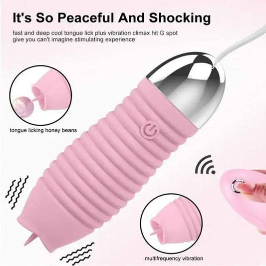 Huevito vibrador con lengua - IntimoX SexShop