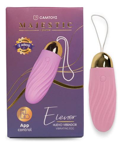 Huevo vibrador con App Elenor Majestic - IntimoX SexShop