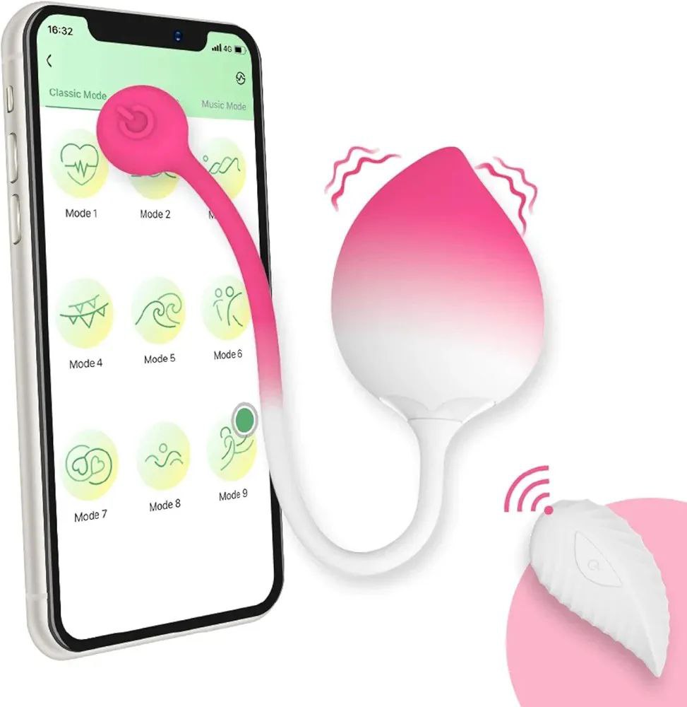 Huevo vibrador con app honey peach - IntimoX SexShop