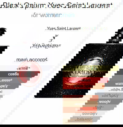 Inspirado Yves Saint Laurent Black Opium SeduXir con feromona - IntimoX SexShop