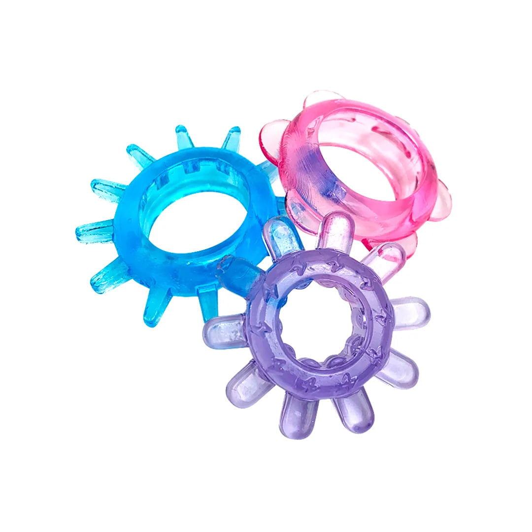 Set de 3 Anillos Silicona Sextoys