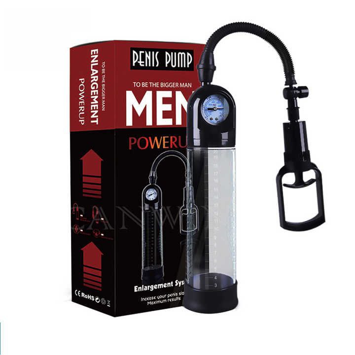 Bomba Alargadora Grande Powerup Pump Caja Café