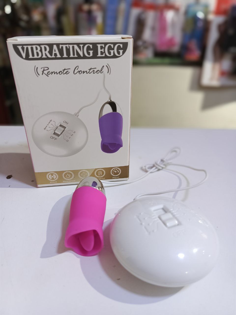 Huevo Vibrador con Lengüita y Control Tuli
