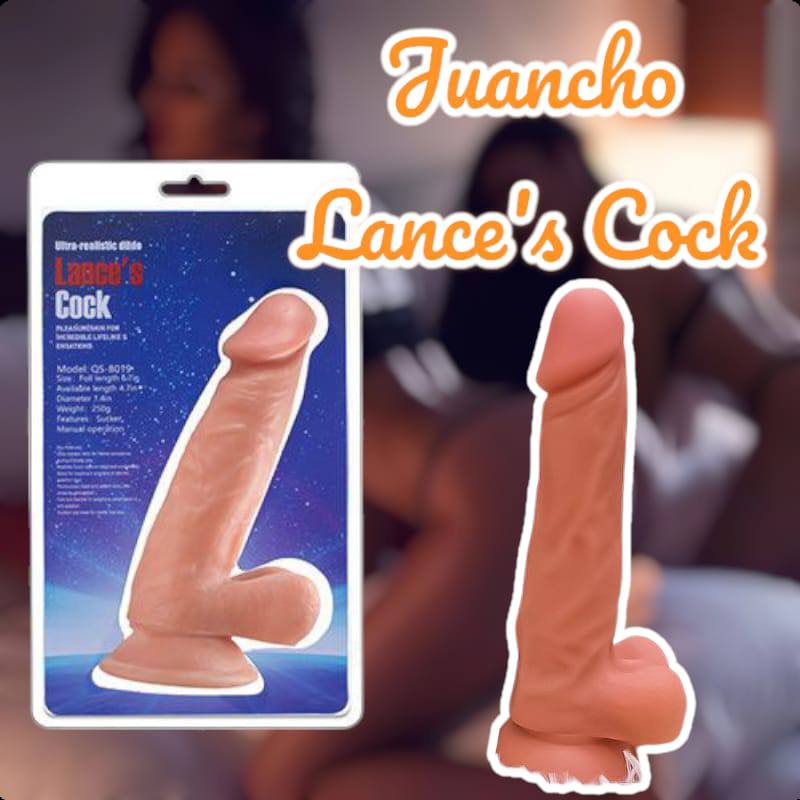 "Juancho" Lance’s  cock Dildo realista con ventosa gruesa - IntimoX SexShop