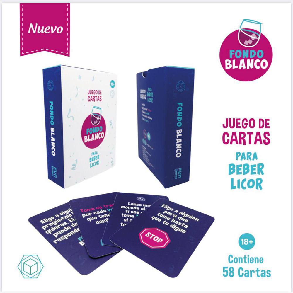 Juego FONDO BLANCO (para tomar Licor) - IntimoX SexShop