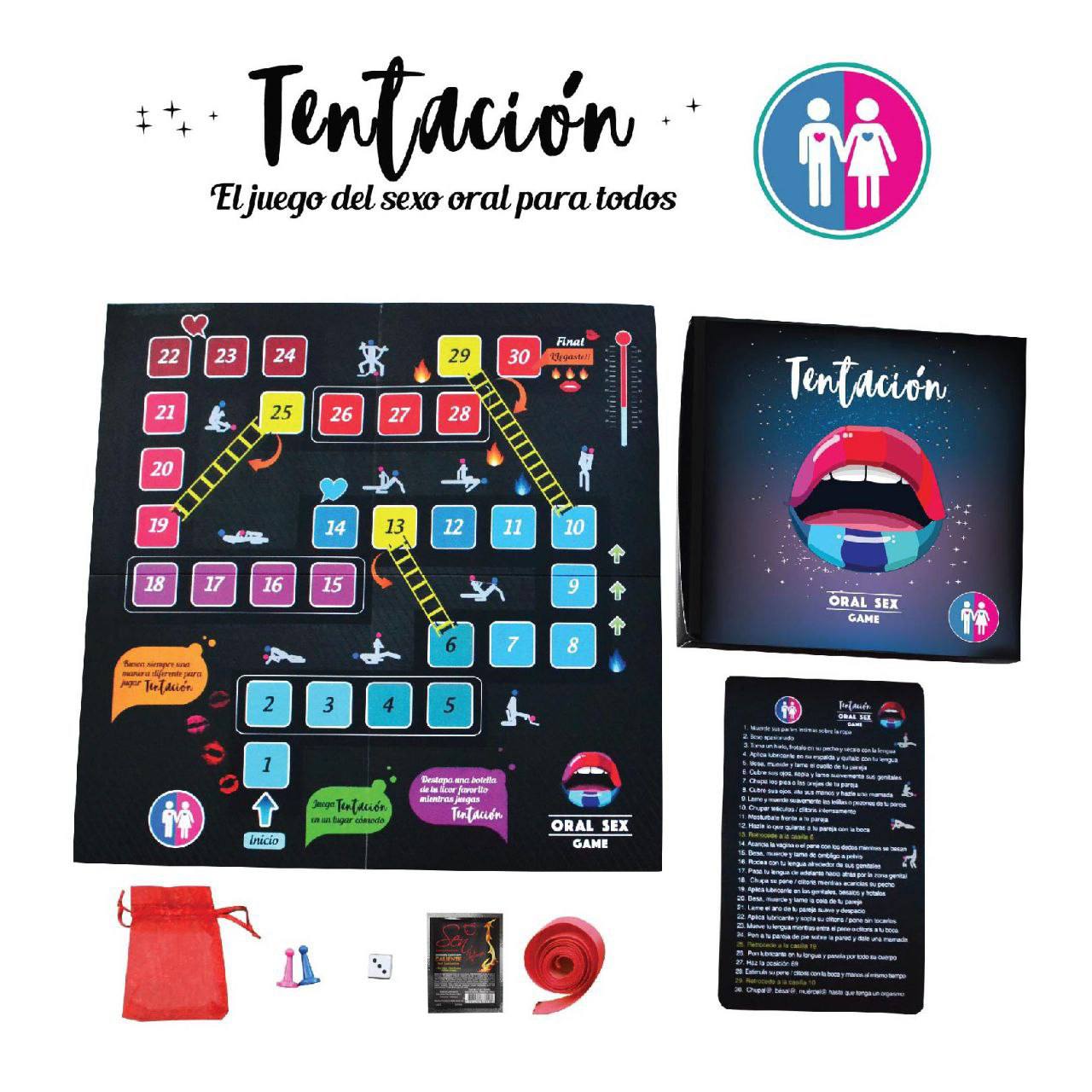 Juego TENTACION Heterosexual - IntimoX SexShop
