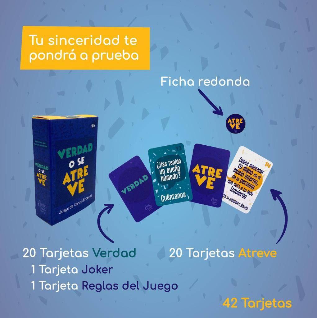 Juego VERDAD O SE ATREVE (cartas) - IntimoX SexShop