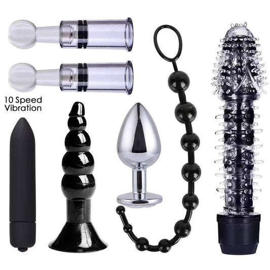 Kit diversión nocturna 7 piezas - IntimoX SexShop