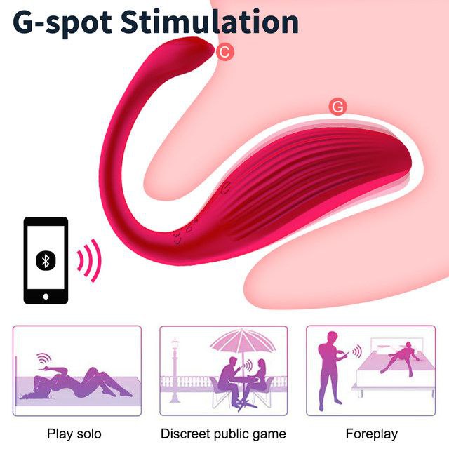 "Lara"  huevo vibrador tipo lush con App - IntimoX SexShop