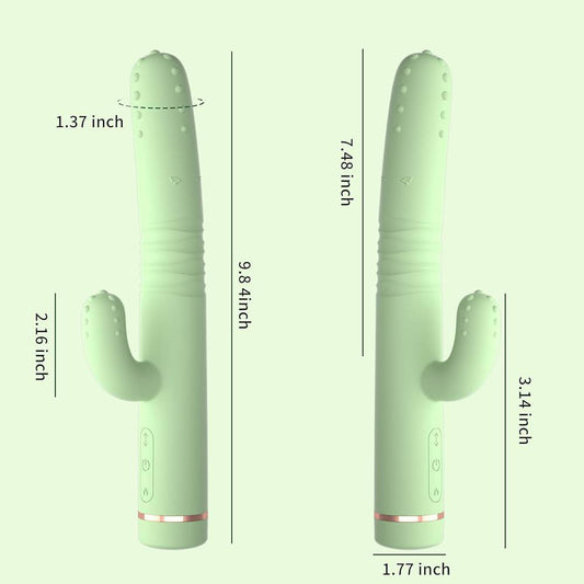 Lilo Vibrador telescopico cactus con Calefaccion - IntimoX SexShop
